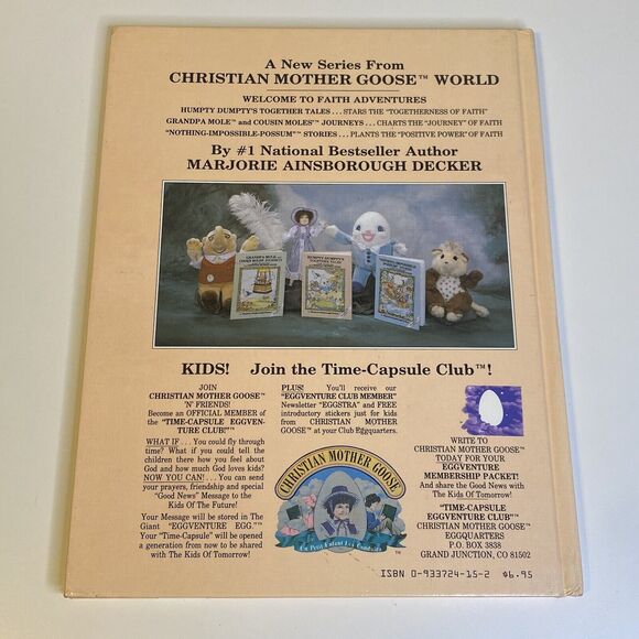 A Faith Adventure Book from Christian Mother Goose Humpty Dumpty & Grandpa Mole - Picture 6 of 12